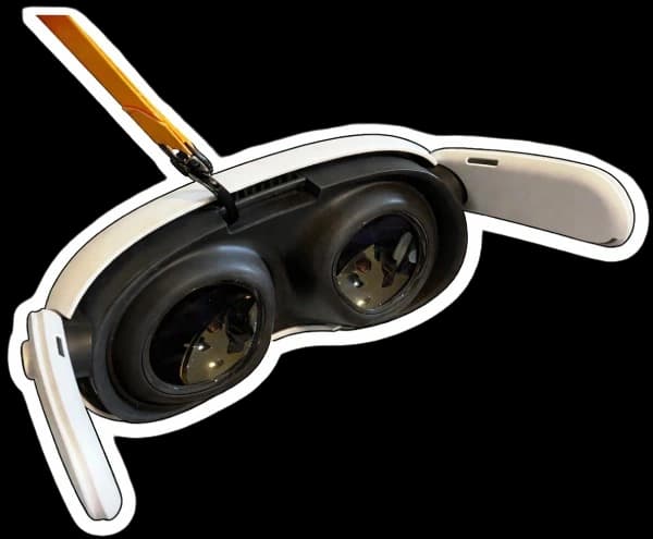 History Glasses, back view